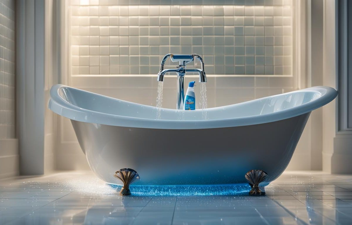 can you use clorox toilet bowl cleaner on a bathtub