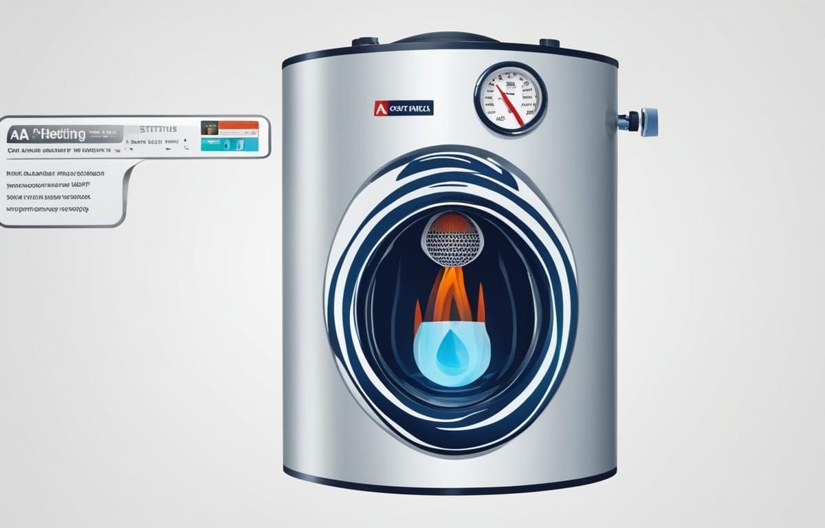 what is the a setting on a water heater