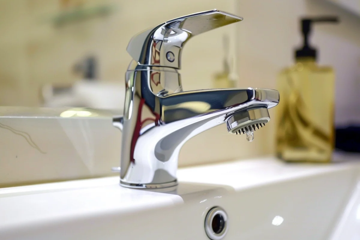 how to clean calcium buildup on sink faucet