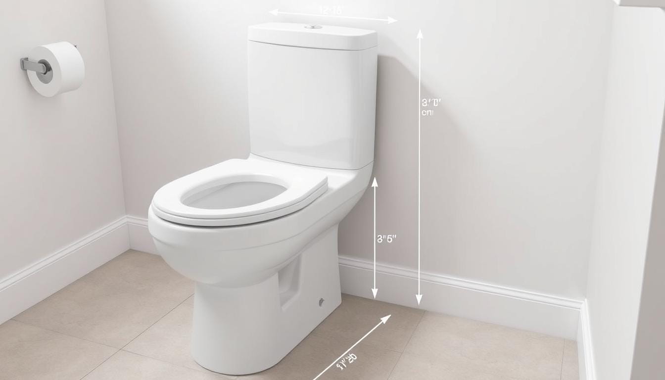 how tall is a standard toilet