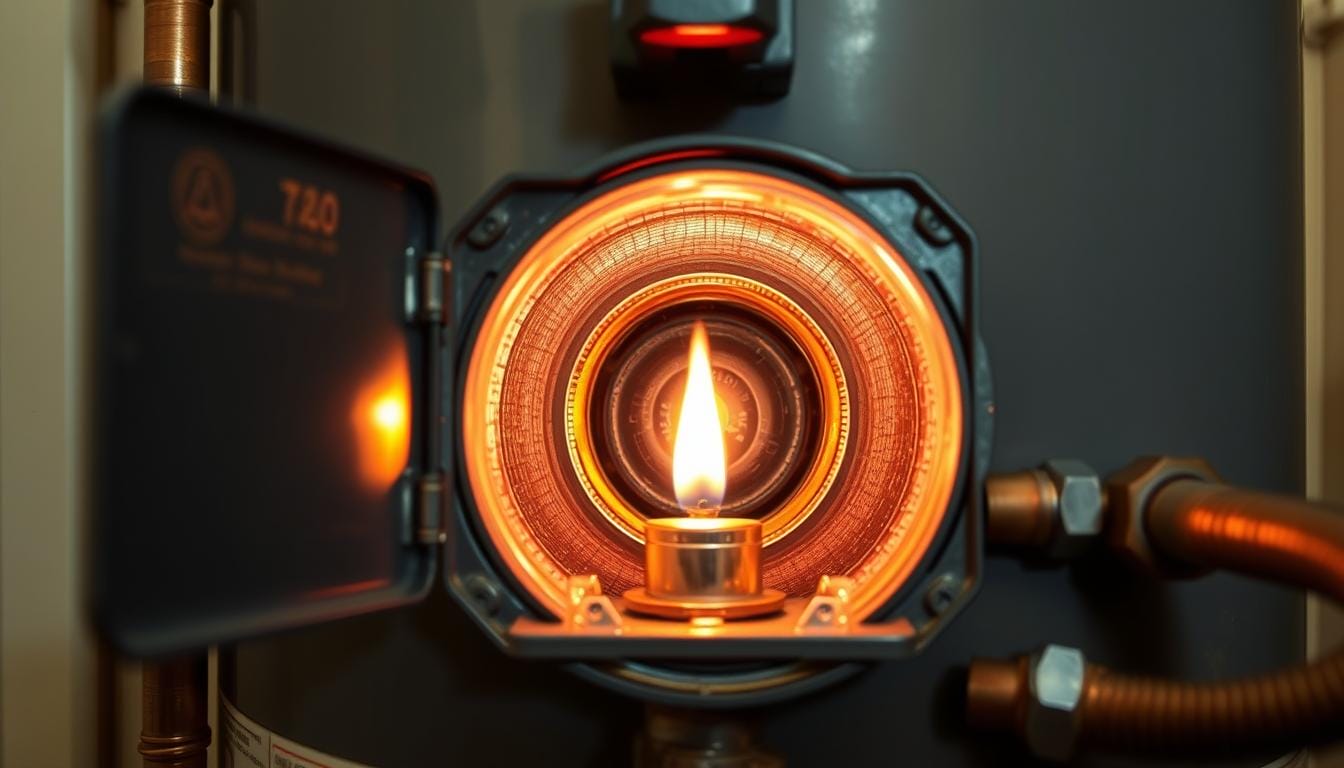 how to check pilot light on water heater