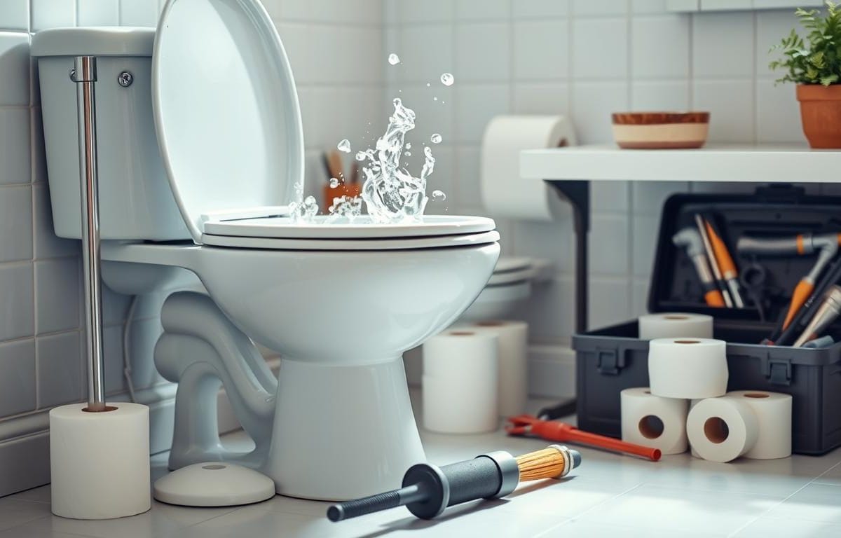 how to get a toilet unclogged