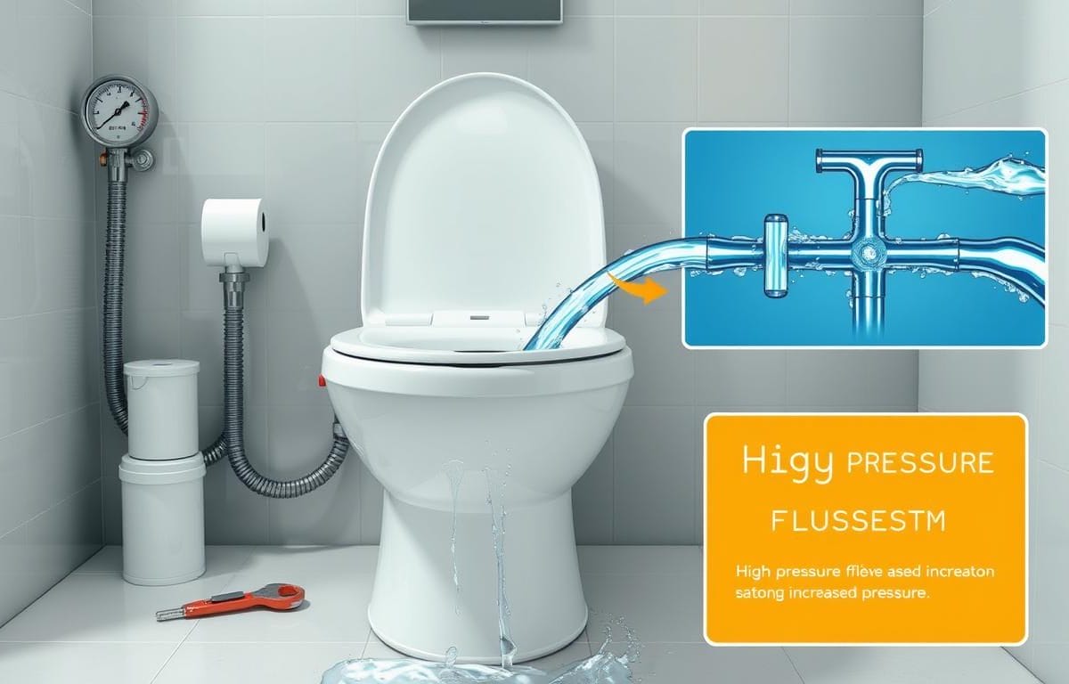 how to increase toilet flush pressure