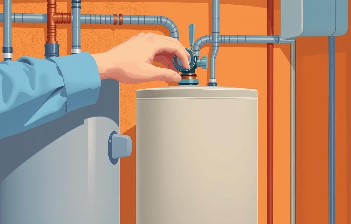 how to turn off hot water heater