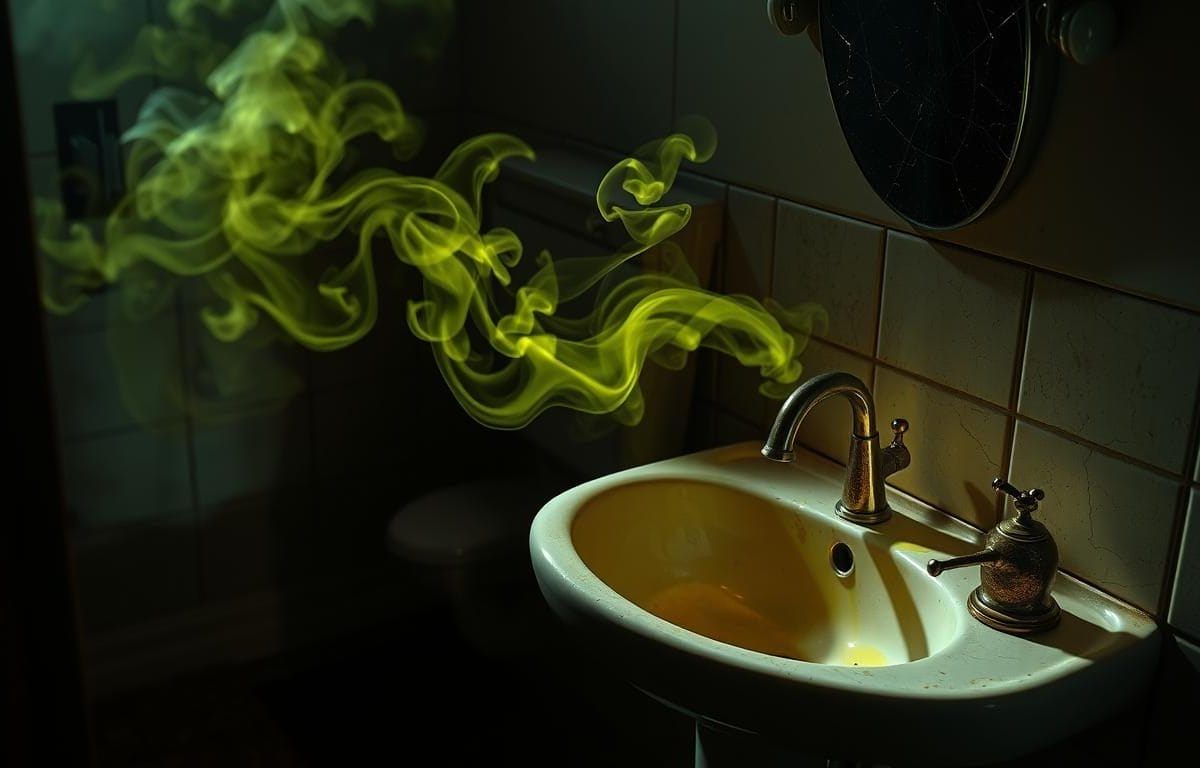 why does my bathroom sink smell like rotten eggs