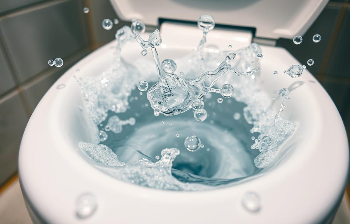 why is my toilet bubbling