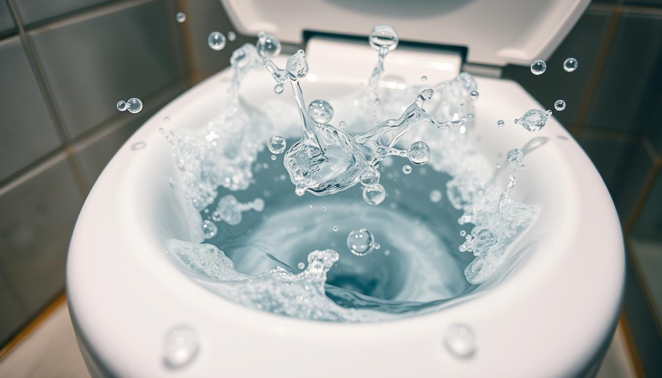 why is my toilet bubbling