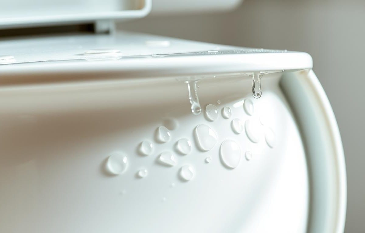 Dealing with toilet tank condensation