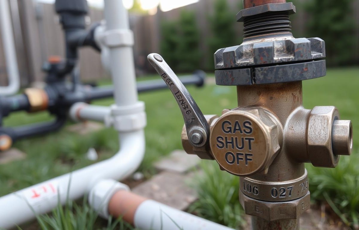 Emergencies how to shut off gas lines