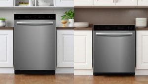 Front-control vs top-control dishwashers