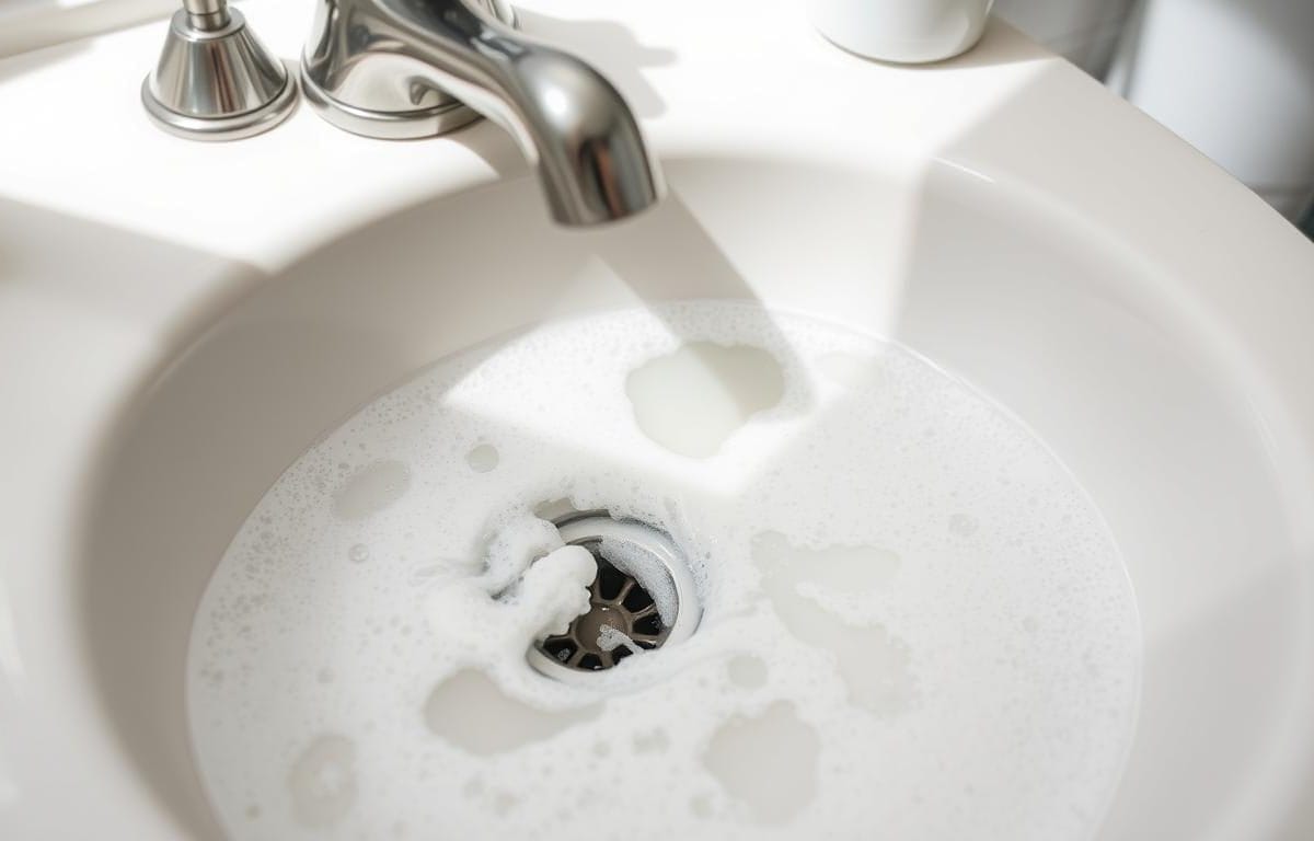 How to fix slow draining bathroom sink