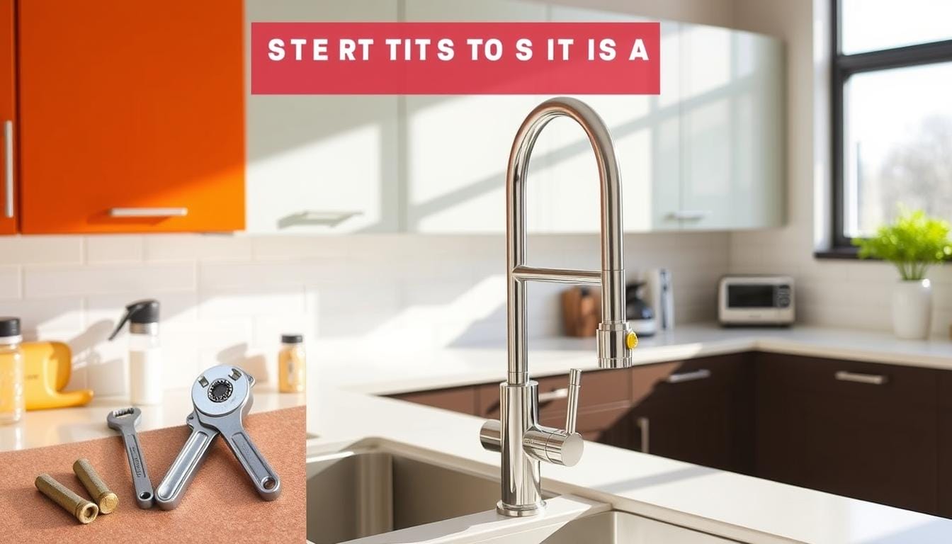 How to install a pull-down kitchen faucet