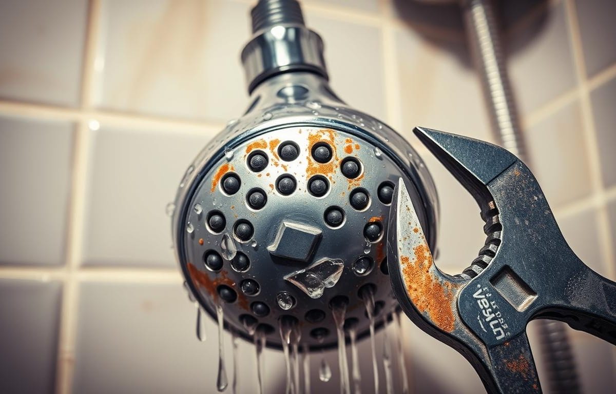 How to remove a shower head that is stuck
