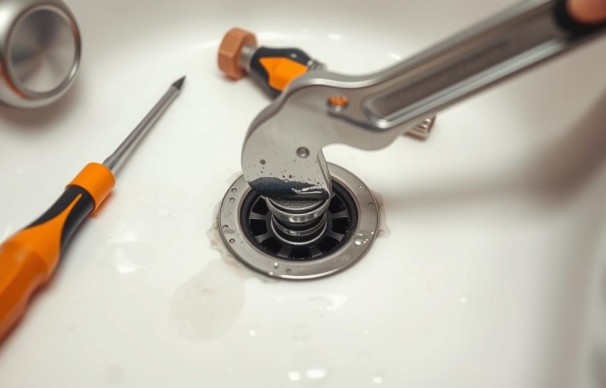 How to remove a tub drain