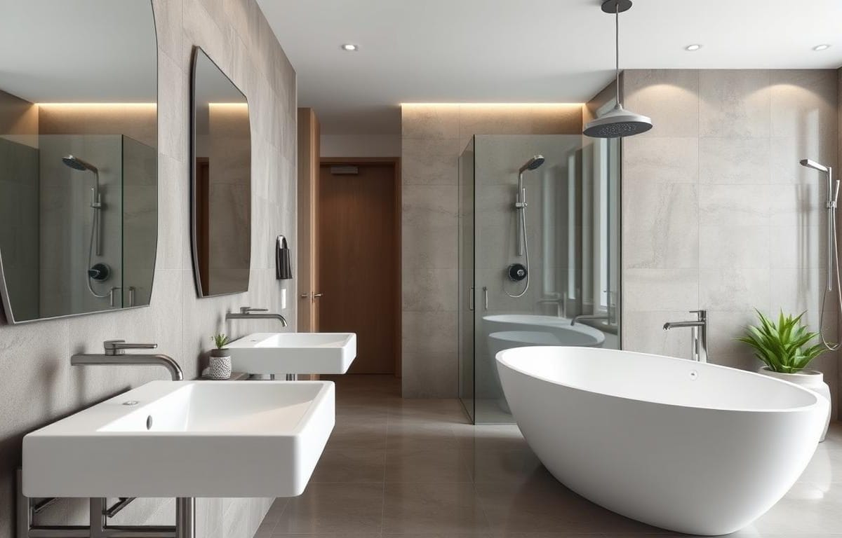 Plumbing fixture trends for modern bathrooms