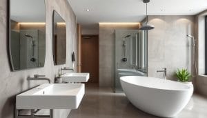 Plumbing fixture trends for modern bathrooms