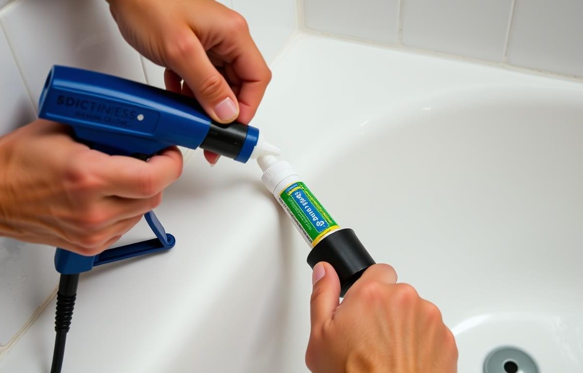 Replacing shower caulking