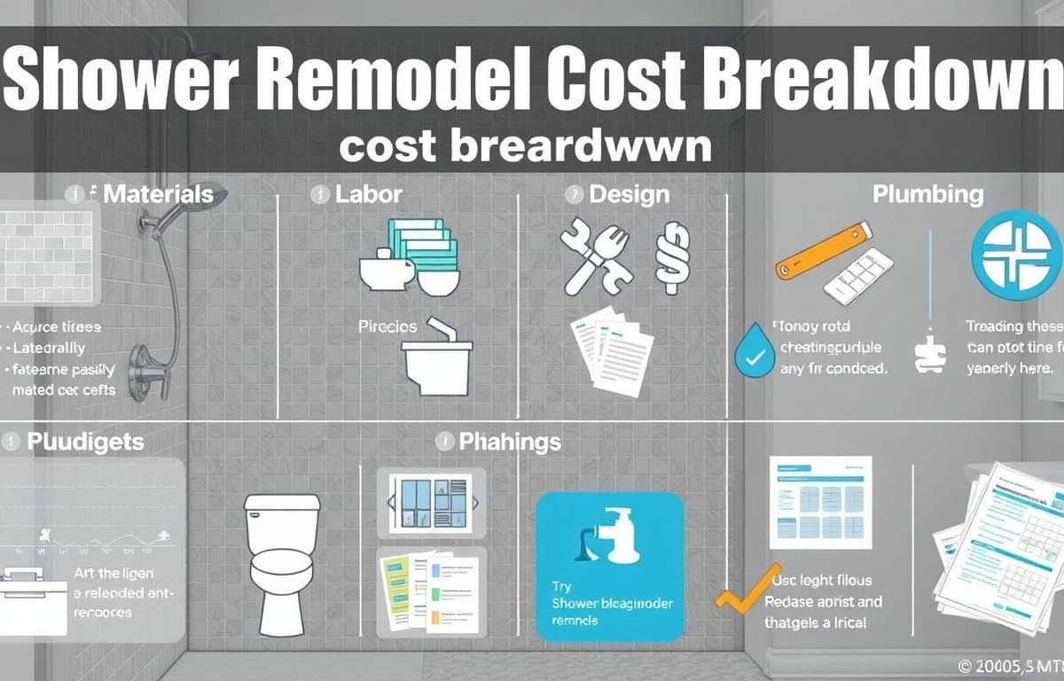 Shower remodeling cost breakdown