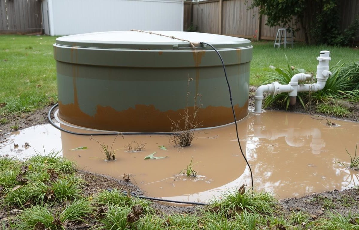 What to do if your septic tank overflows
