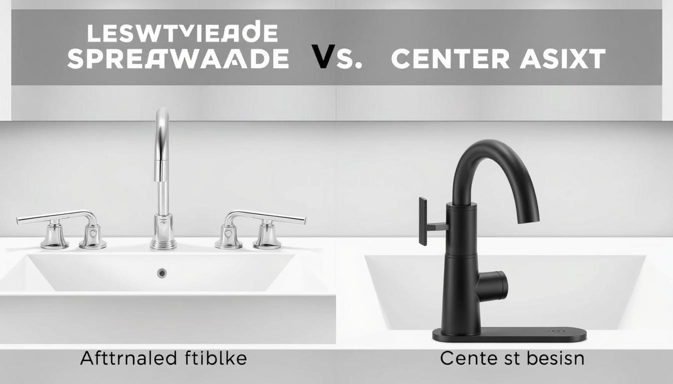 Widespread vs centerset faucet difference