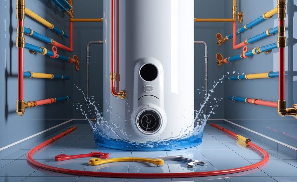 why is my water heater draining so slow