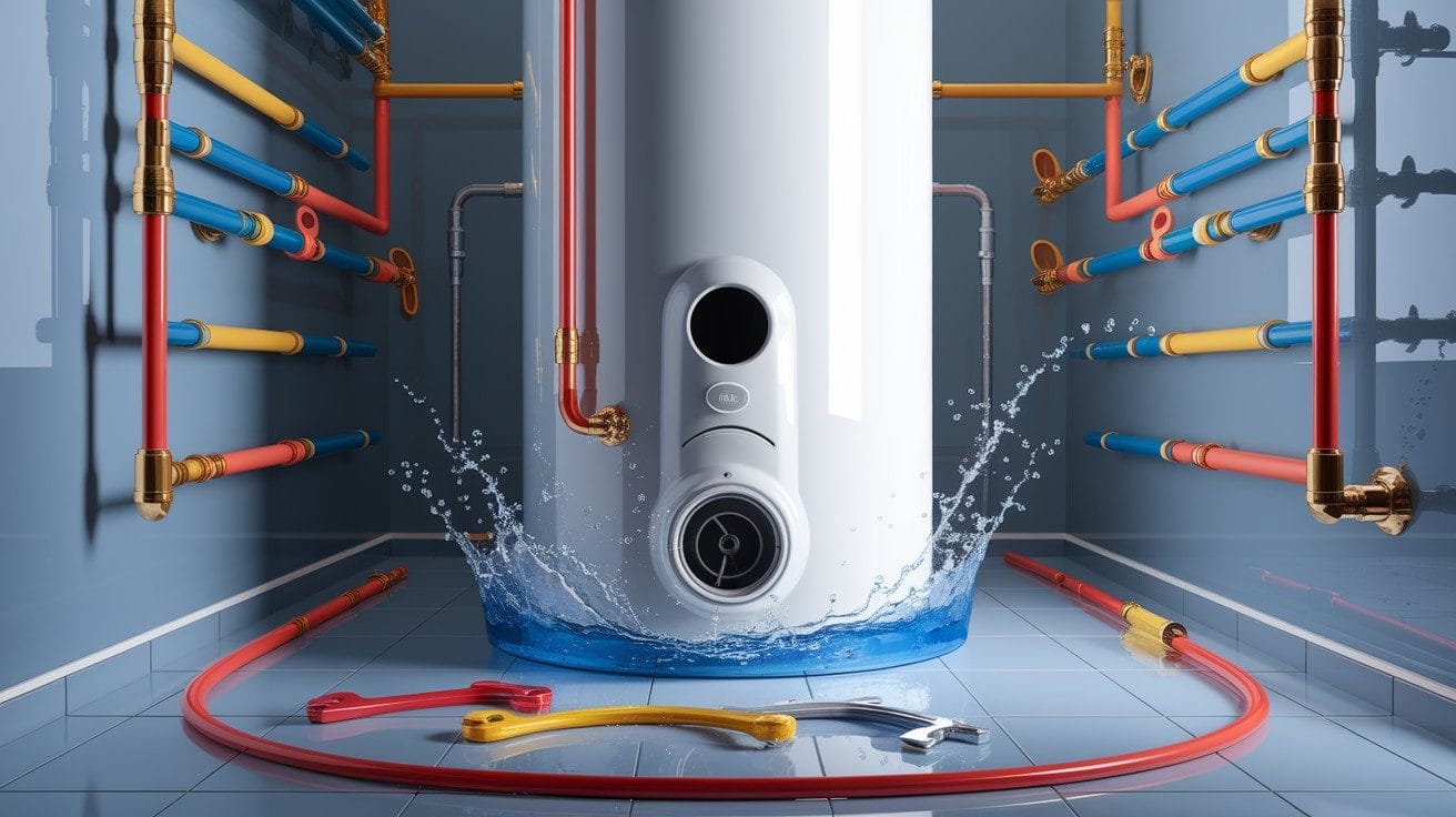 why is my water heater draining so slow