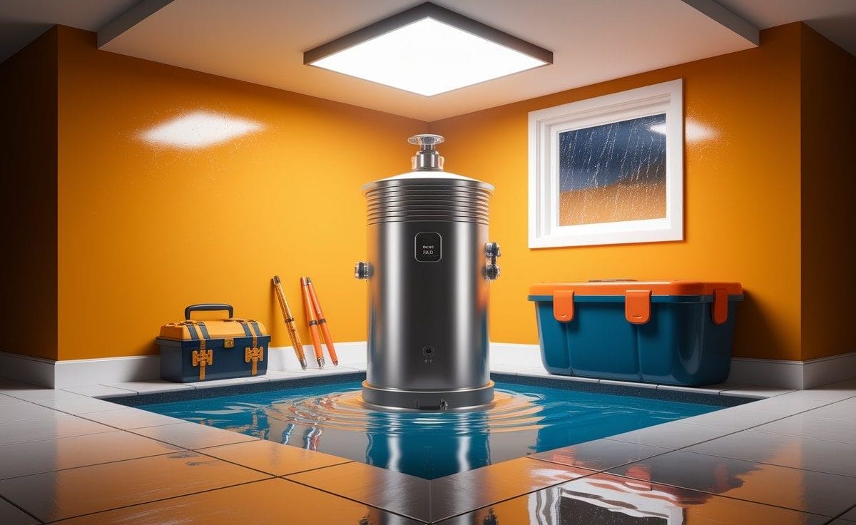 sump pump installation