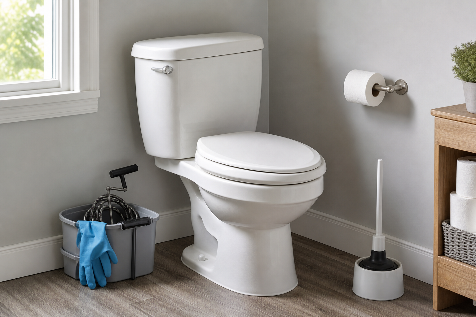Plumbing scene for Common Reasons Toilets Clog Frequently: Safe Pattern Checklist