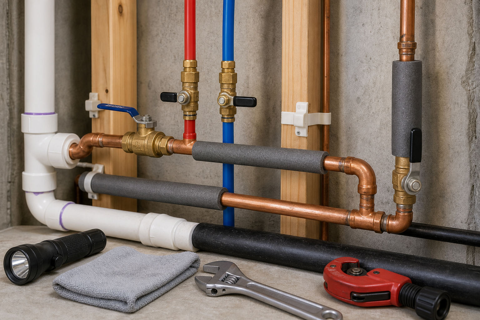 Plumbing scene for External vs Internal Pipe Coatings: What Homeowners Should Know