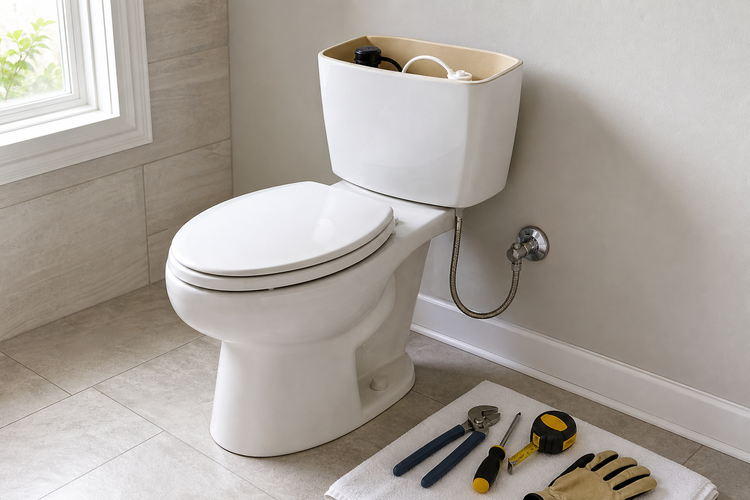 Plumbing scene for How Much Does a Toilet Weigh? Planning for Safe Moving and Replacement