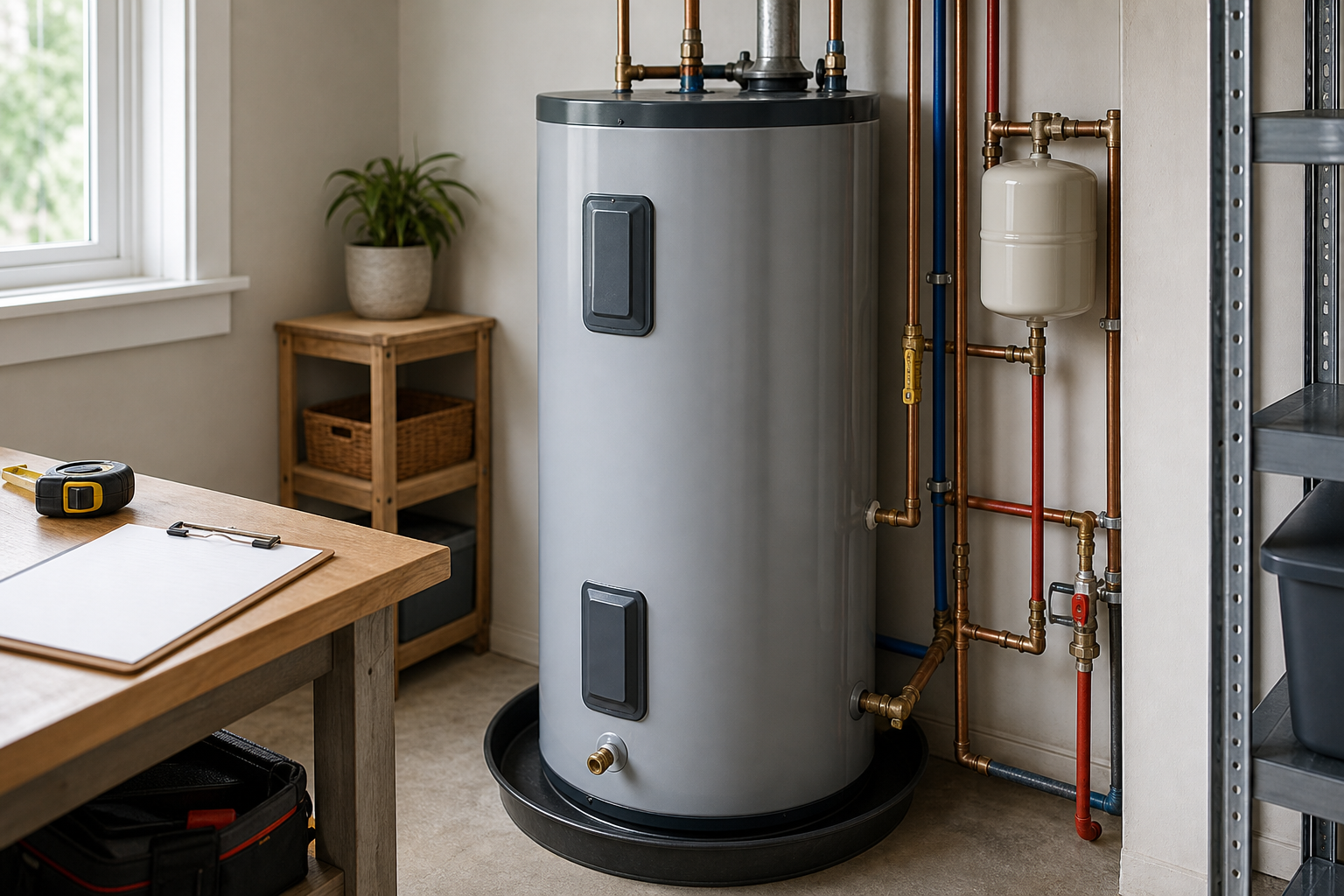 Plumbing scene for Water Heater Replacement Questions Before Hiring a Plumber