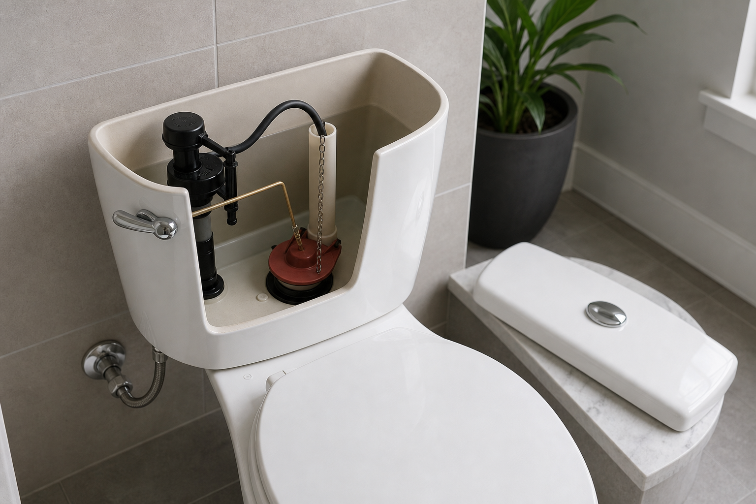 Plumbing scene for Why a Toilet Has a Weak Flush and What to Check First