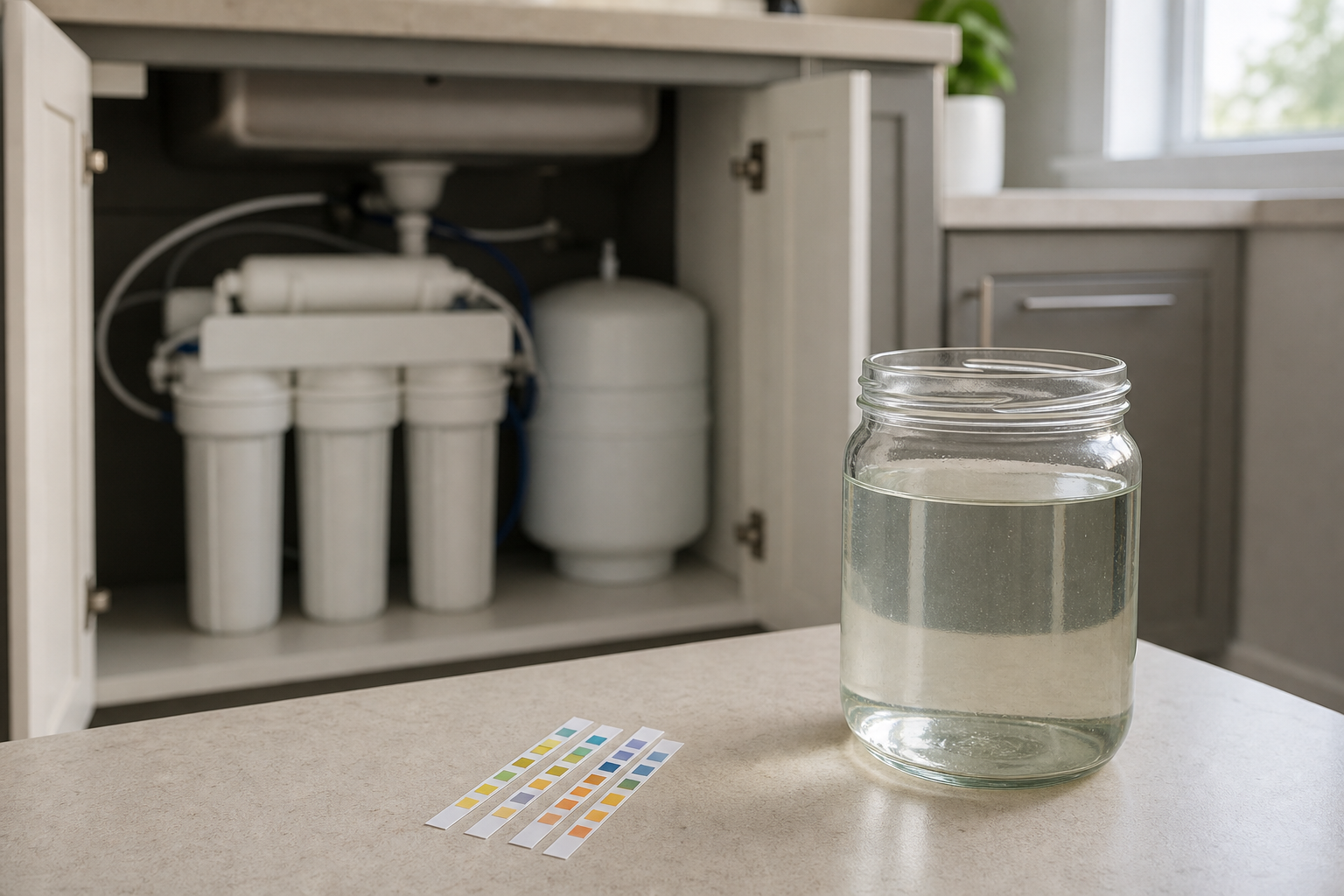 Plumbing scene for Is Rainwater Safe to Drink? When Testing and Treatment Matter