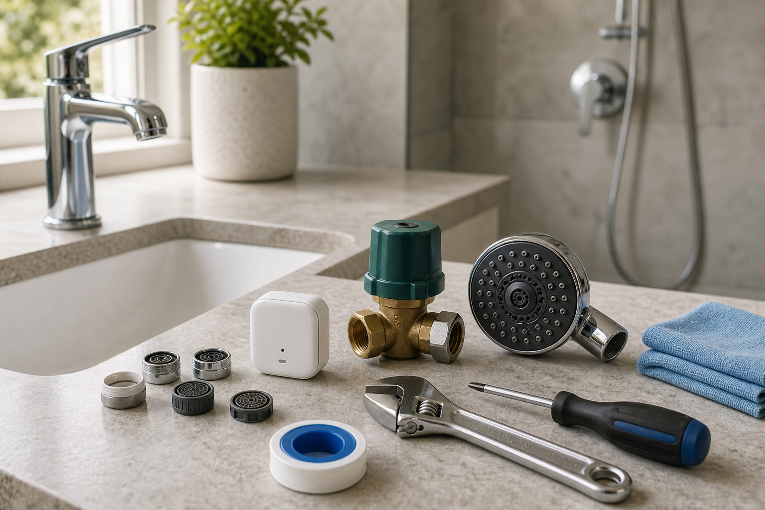 Plumbing scene for Water-Saving Plumbing Devices: What Helps and What to Skip