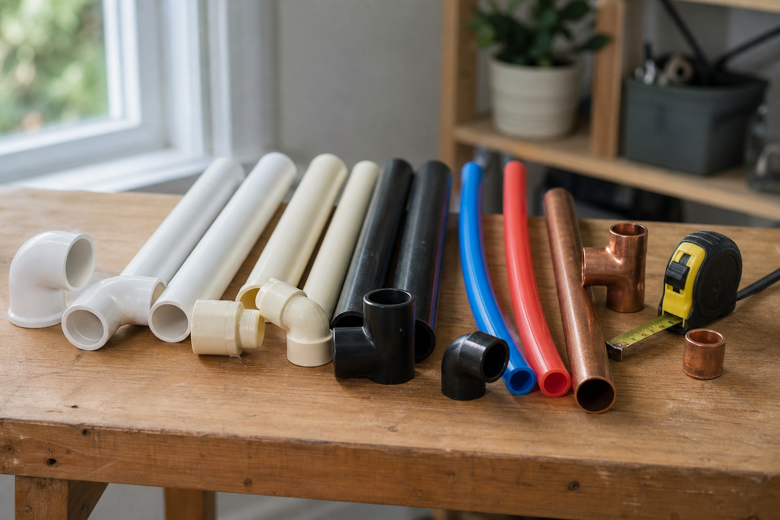 Plumbing scene for What Does PVC Pipe Stand For? Material ID Basics