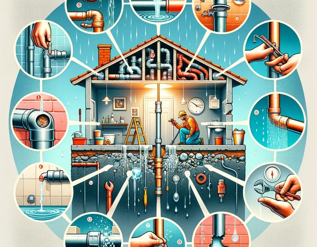 can a leaky pipe stop leaking on its own