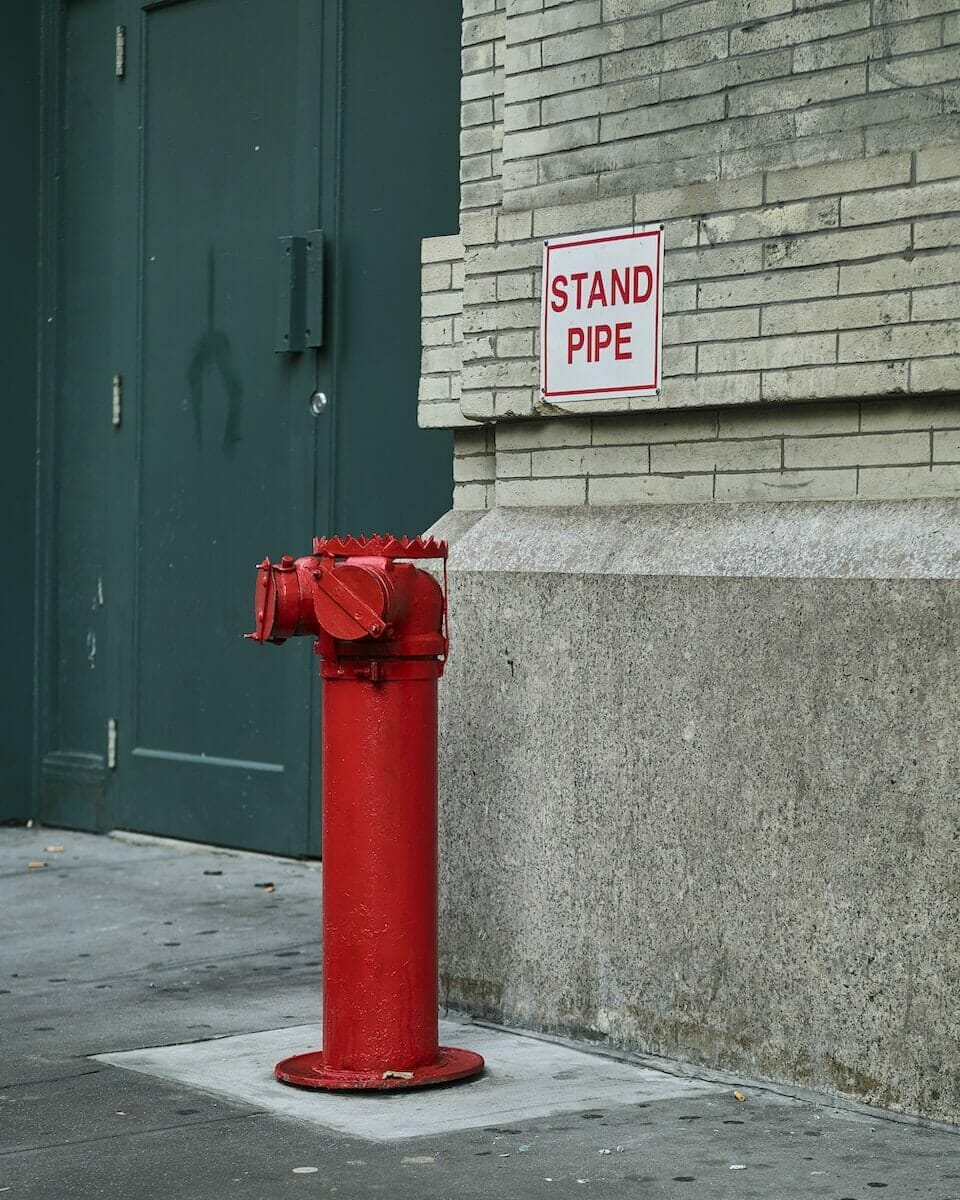 Stand Pipe on Sidewalk