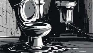 how to plug toilet drain