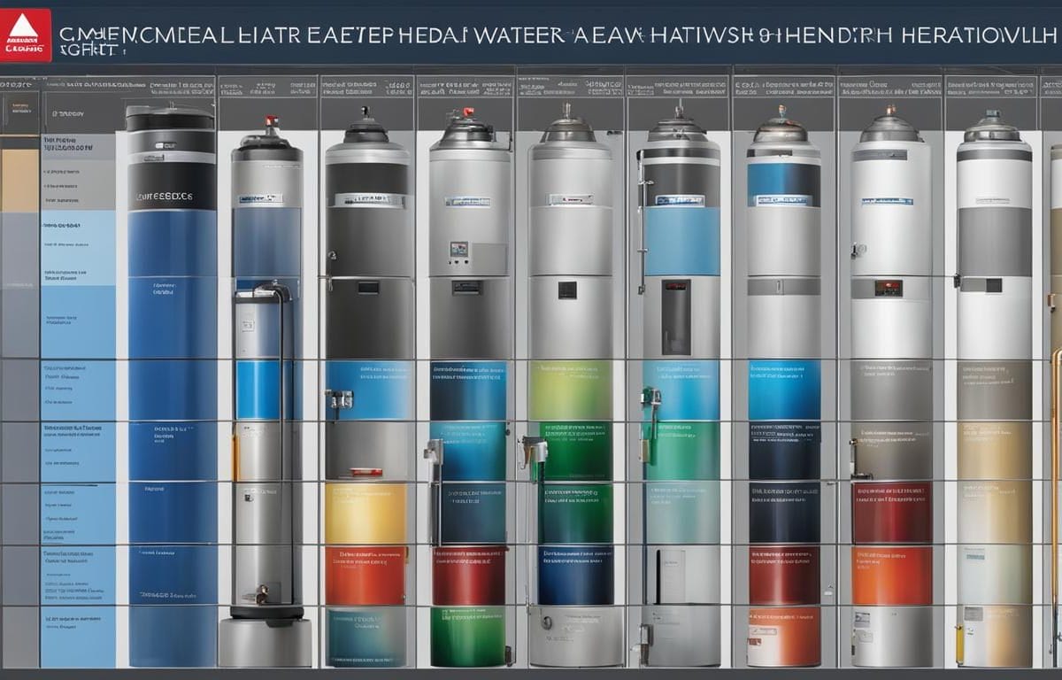 water heater cross reference guide