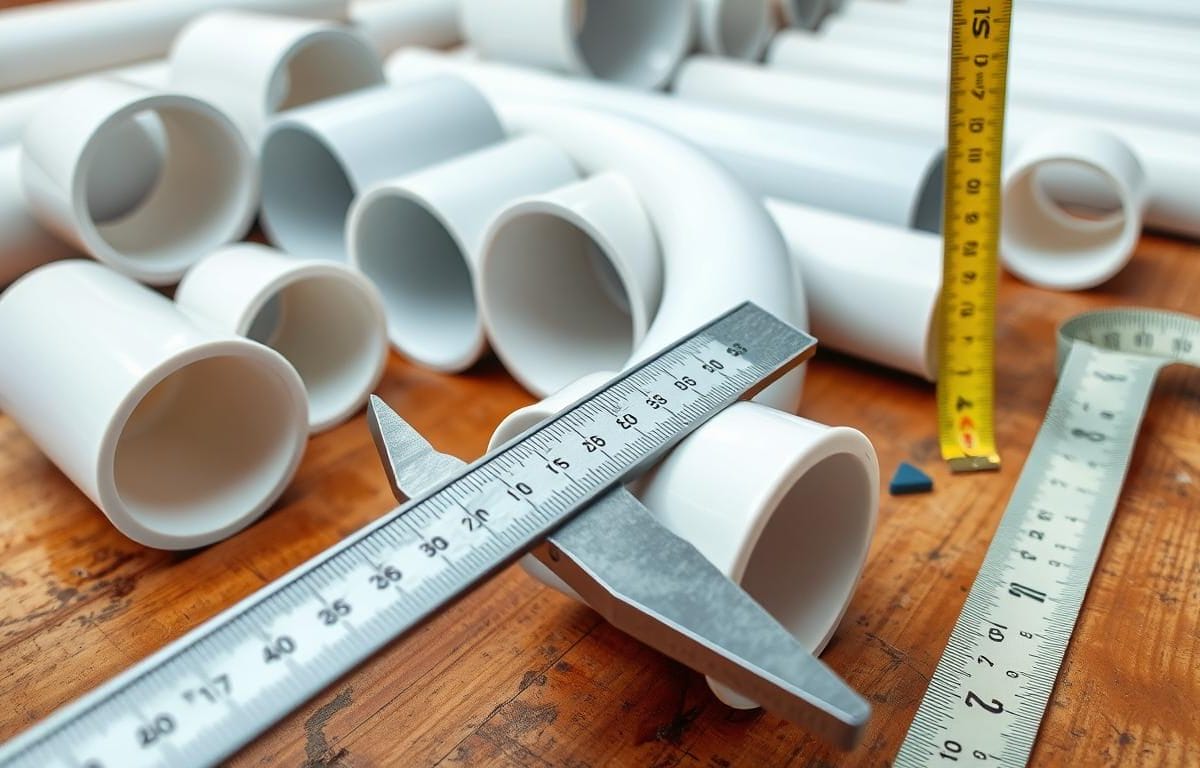 how is pvc pipe measured