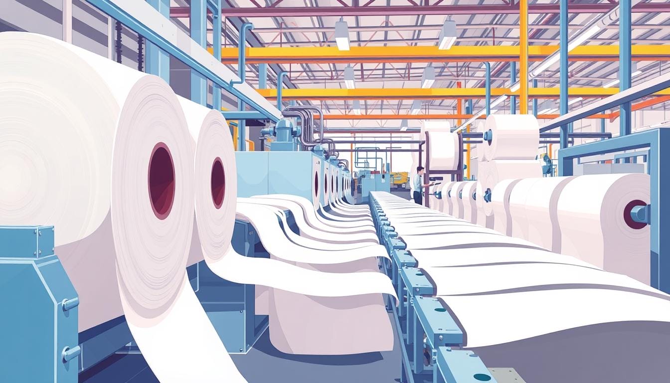 how is toilet paper made