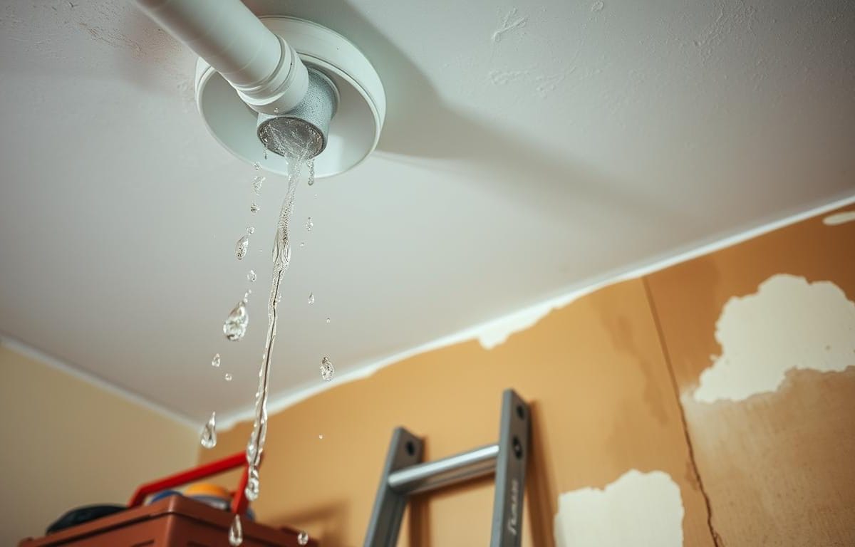 how much does it cost to fix a leaking pipe in the ceiling