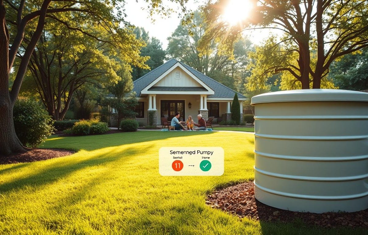 how often to pump septic tank family of 4