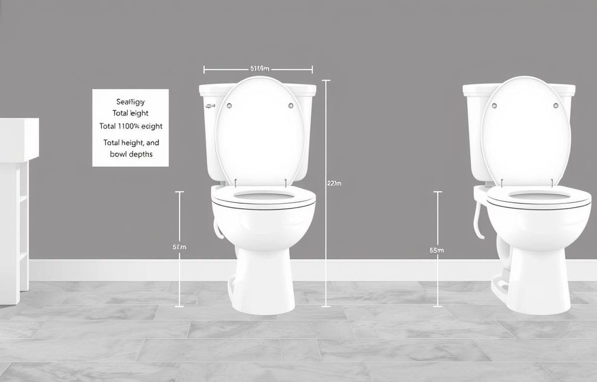 how tall is a chair height toilet