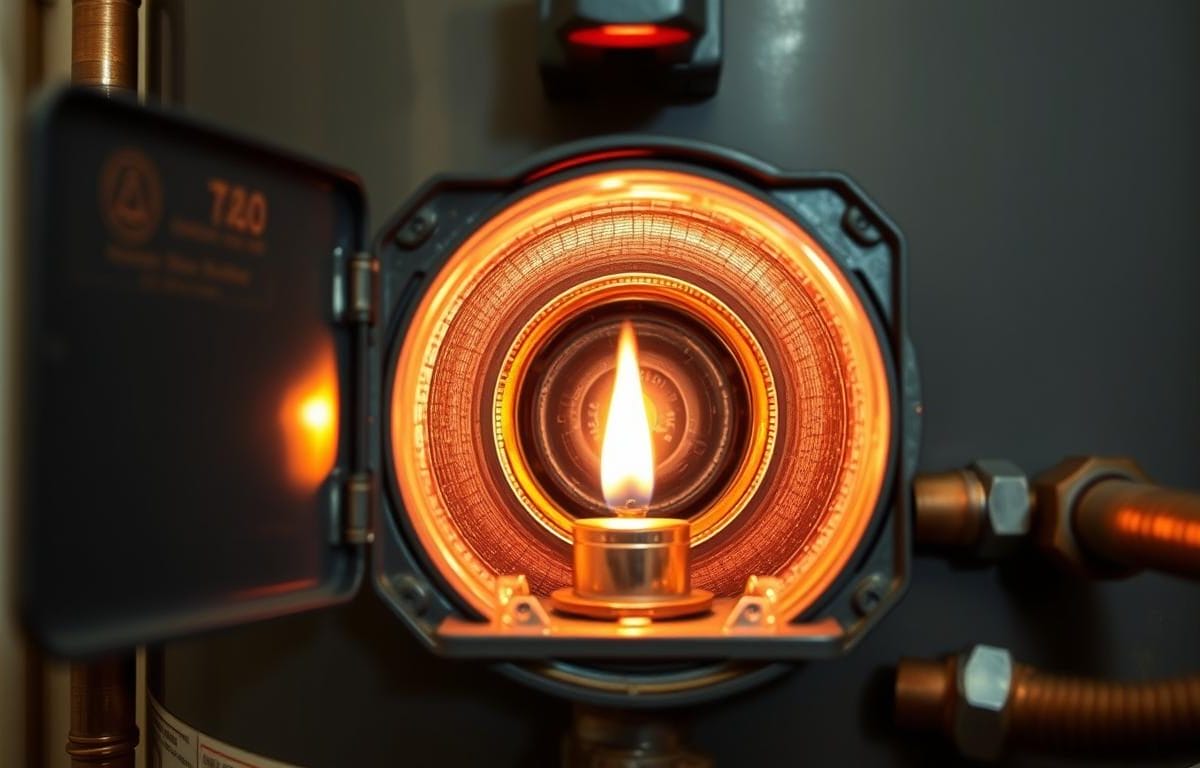 how to check pilot light on water heater