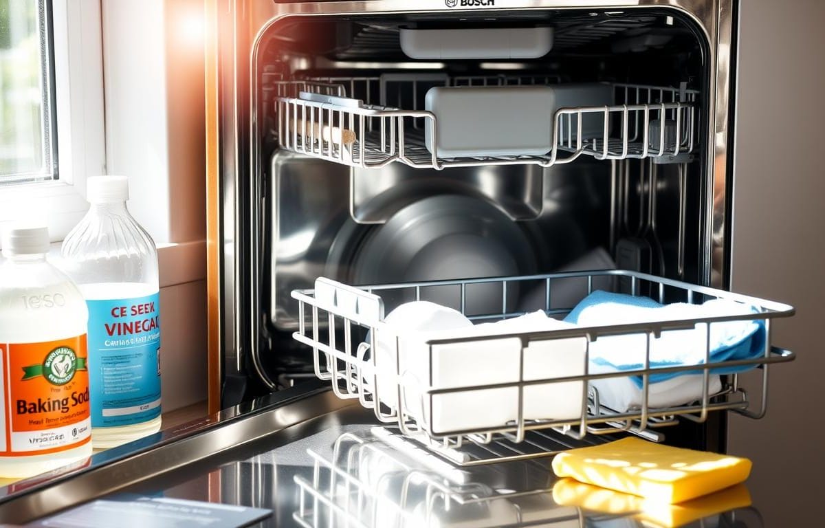 how to clean bosch dishwasher