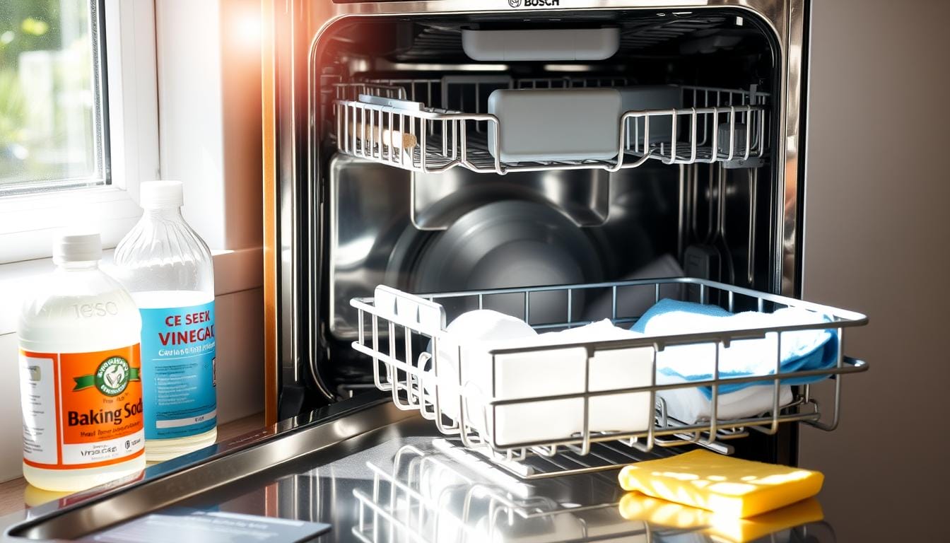 how to clean bosch dishwasher