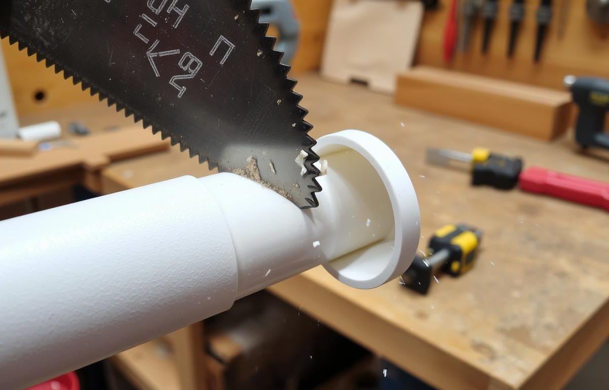 how to cut pvc pipe
