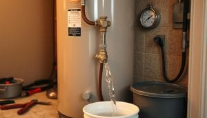 how to drain a hot water heater quickly
