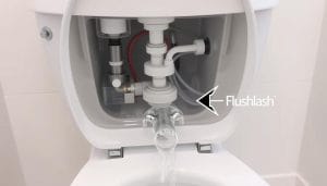 how to make a toilet flush